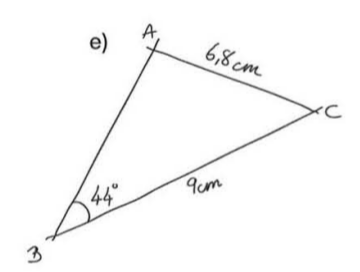 Croquis de triangle à construire Croquis de triangle à construire
