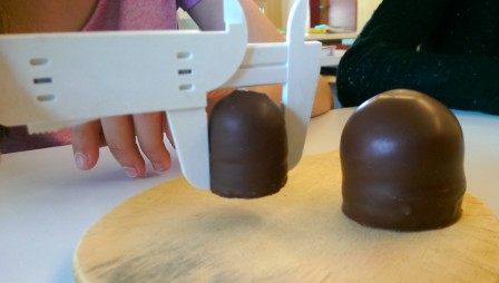 Mensurations d'une tête au choco...